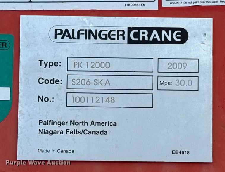 image for item EG1989 2010 International 7400 crane truck