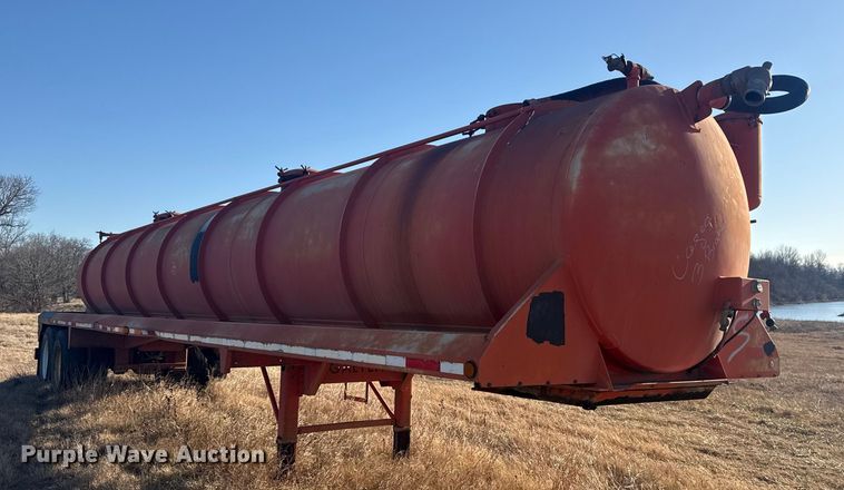 image for item EG1991 2007 Galyean Equipment Company tank trailer