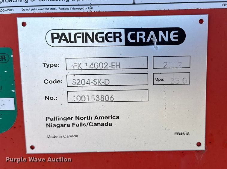 image for item EG2001 2013 Freightliner 108SD crane truck