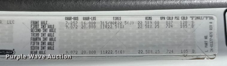 image for item EG2001 2013 Freightliner 108SD crane truck