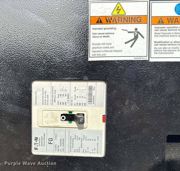 image for item EG2002 2019 Doosan Portable Power Infracore generator