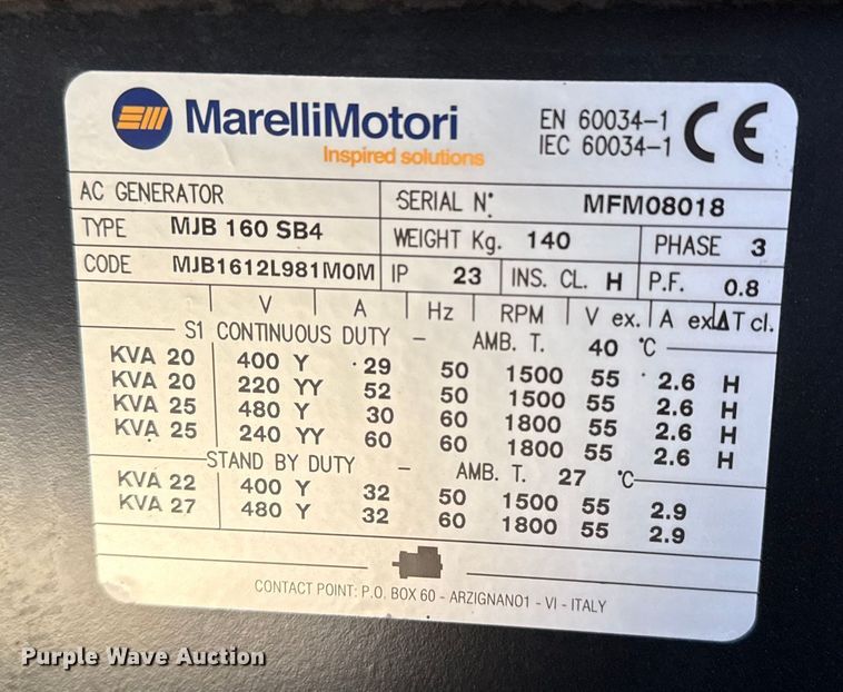 image for item EG2002 2019 Doosan Portable Power Infracore generator