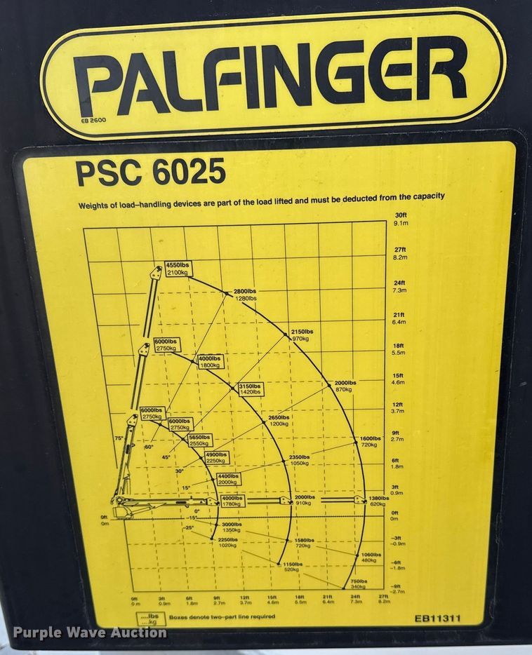 image for item EG2008 2016 Freightliner 108SD crane truck