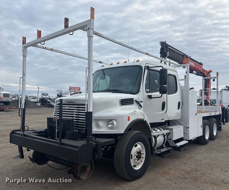 image for item EG2012 2007 Freightliner Business Class M2 Crew Cab crane truck