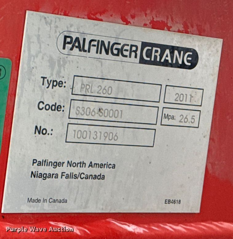 image for item EG2013 2012 Freightliner Business Class M2 crane truck