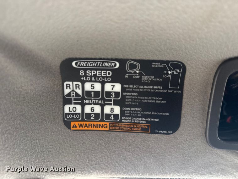 image for item EG2013 2012 Freightliner Business Class M2 crane truck