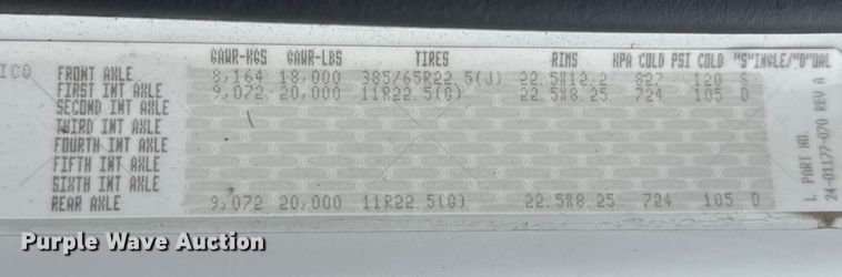 image for item EG2013 2012 Freightliner Business Class M2 crane truck