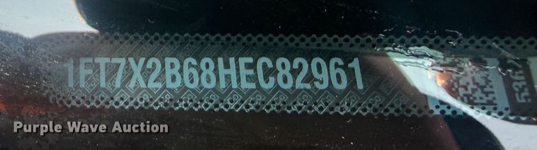 image for item EG2018 2017 Ford F250 Super Duty XL Ext. Cab utility bed pickup truck