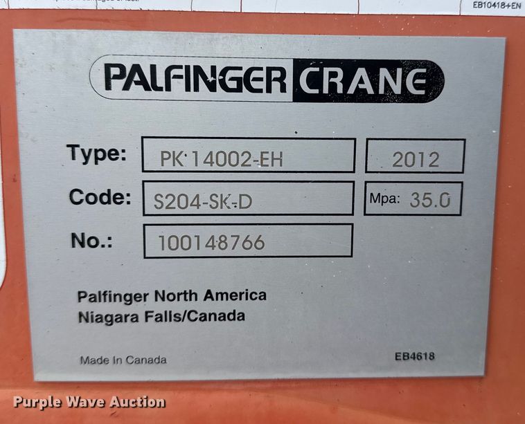 image for item EG2034 2013 International 7600 crane truck