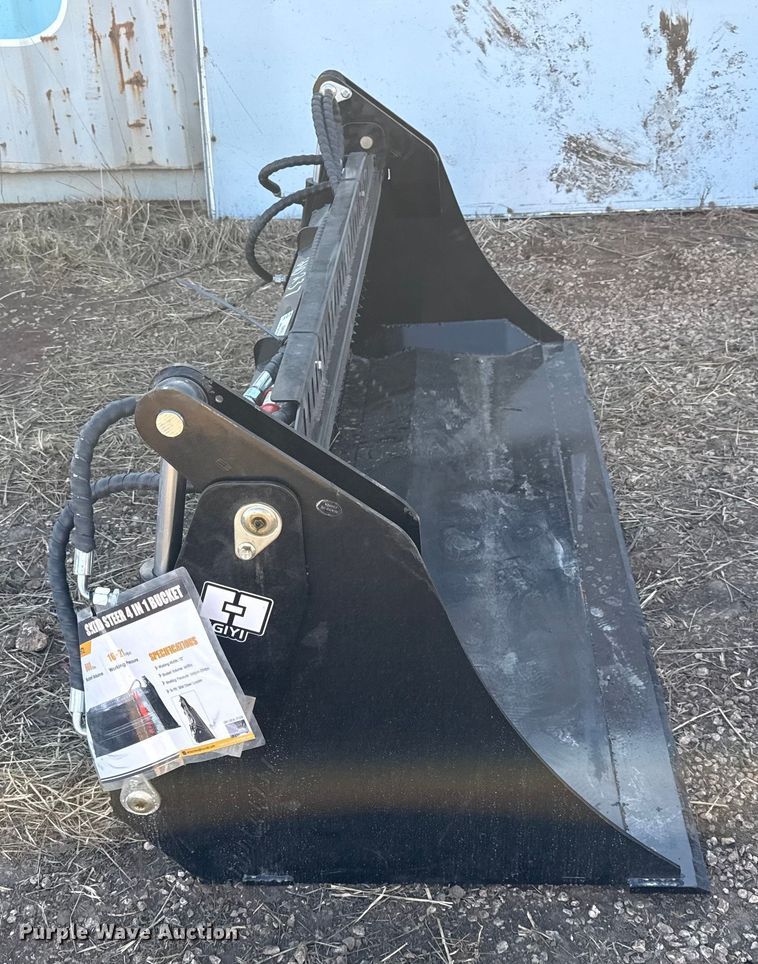 image for item EN0252 2025 Giyi skid steer four-in-one bucket