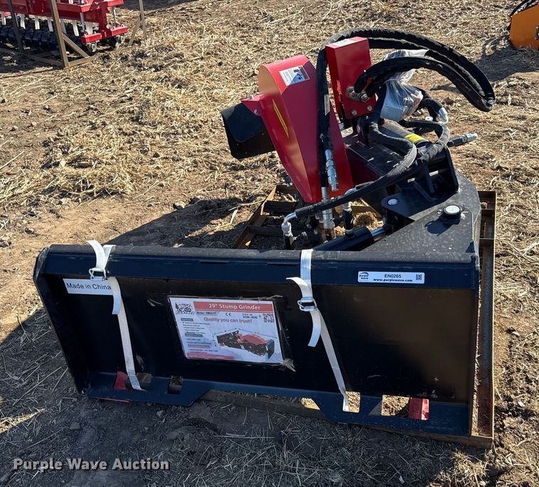 image for item EN0265 2025 Raytree skid steer stump grinder