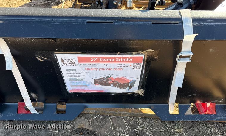 image for item EN0265 2025 Raytree skid steer stump grinder