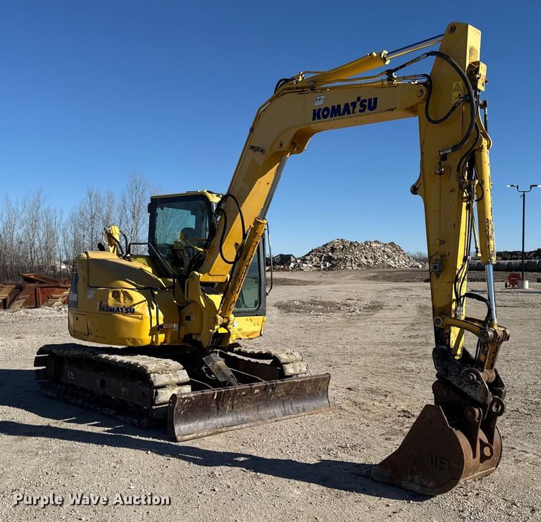 image for item EN0474 2011 Komatsu PC88MR-8 mini excavator