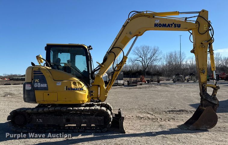 image for item EN0474 2011 Komatsu PC88MR-8 mini excavator