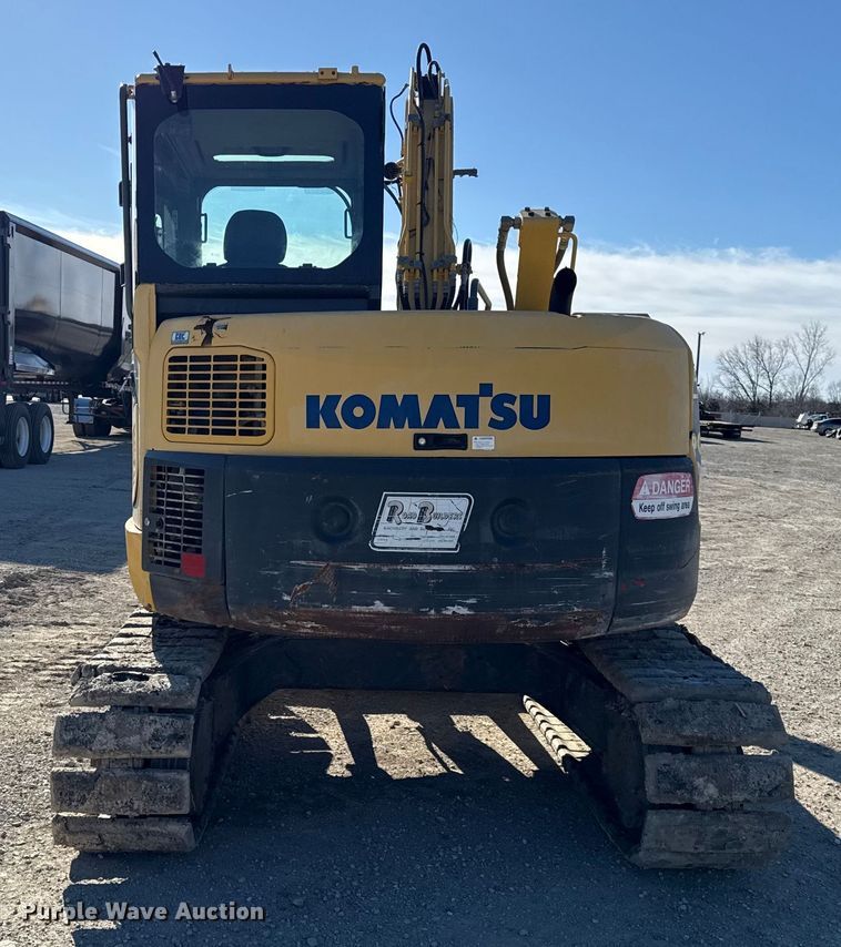 image for item EN0474 2011 Komatsu PC88MR-8 mini excavator