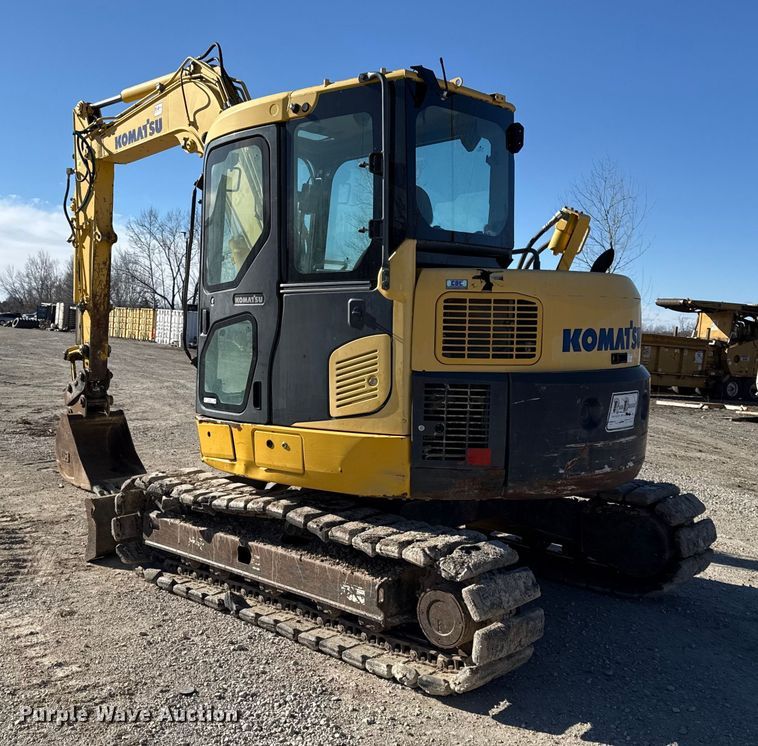 image for item EN0474 2011 Komatsu PC88MR-8 mini excavator