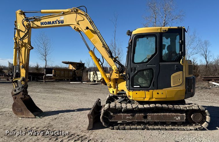 image for item EN0474 2011 Komatsu PC88MR-8 mini excavator