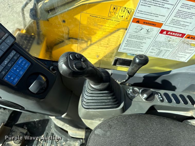 image for item EN0474 2011 Komatsu PC88MR-8 mini excavator