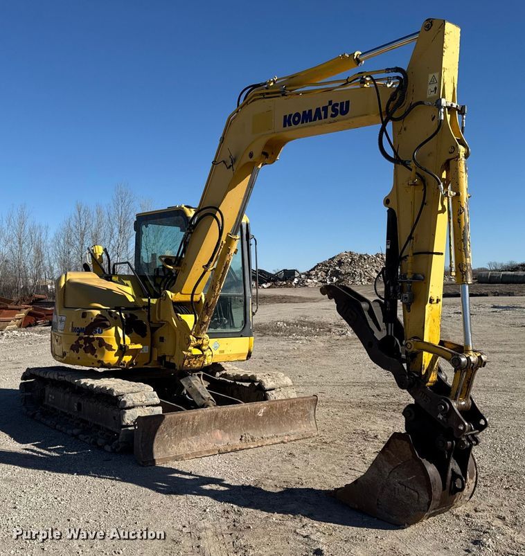 image for item EN0475 2012 Komatsu PC88MR-8 mini excavator