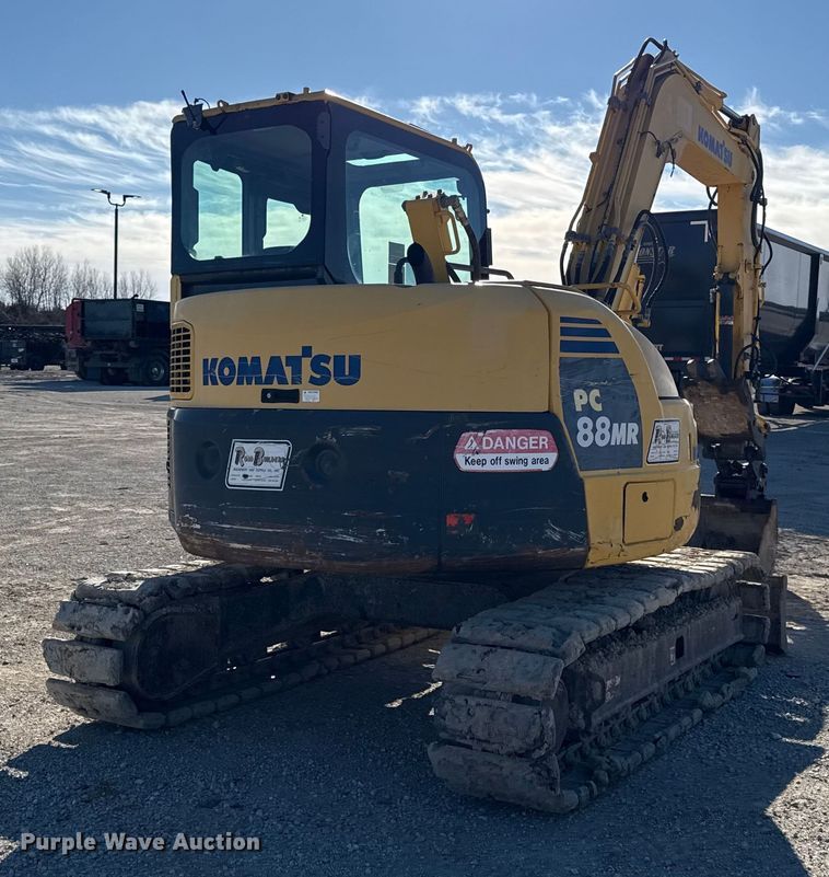 image for item EN0475 2012 Komatsu PC88MR-8 mini excavator
