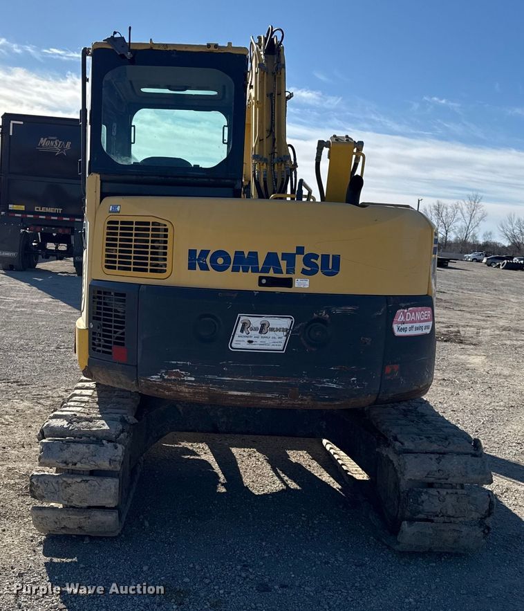 image for item EN0475 2012 Komatsu PC88MR-8 mini excavator