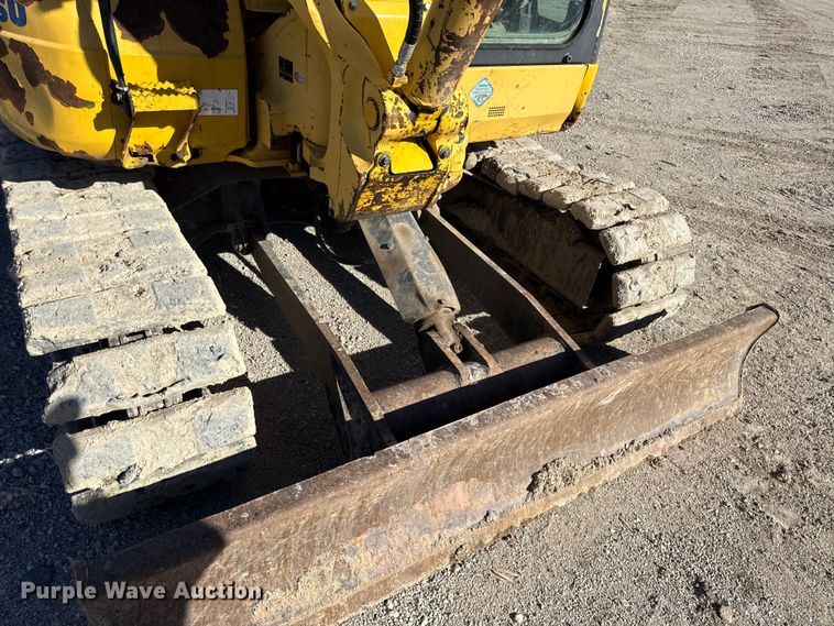 image for item EN0475 2012 Komatsu PC88MR-8 mini excavator
