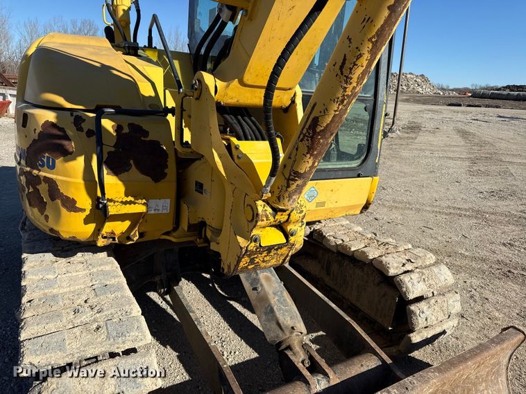 image for item EN0475 2012 Komatsu PC88MR-8 mini excavator