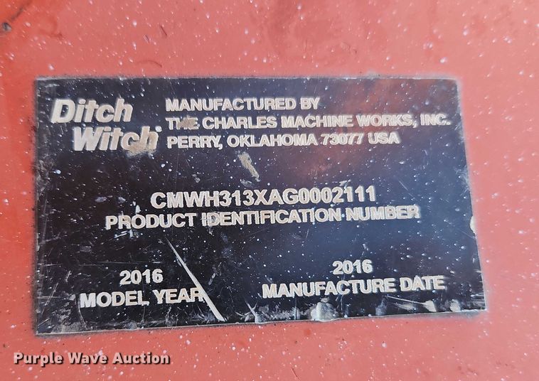 image for item EO4940 2016 Ditch Witch RT45 trencher