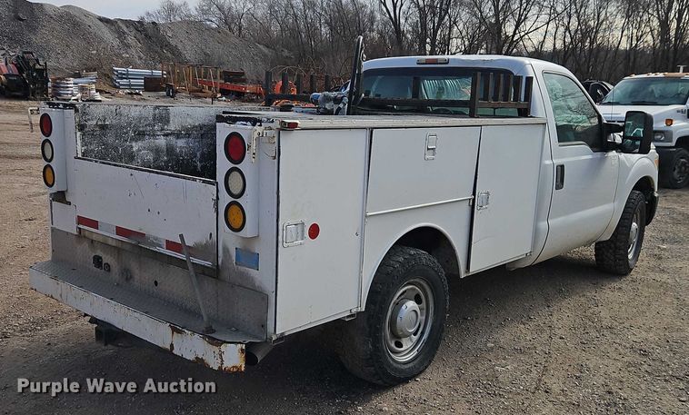 image for item EO4946 2013 Ford F250 utility bed pickup truck