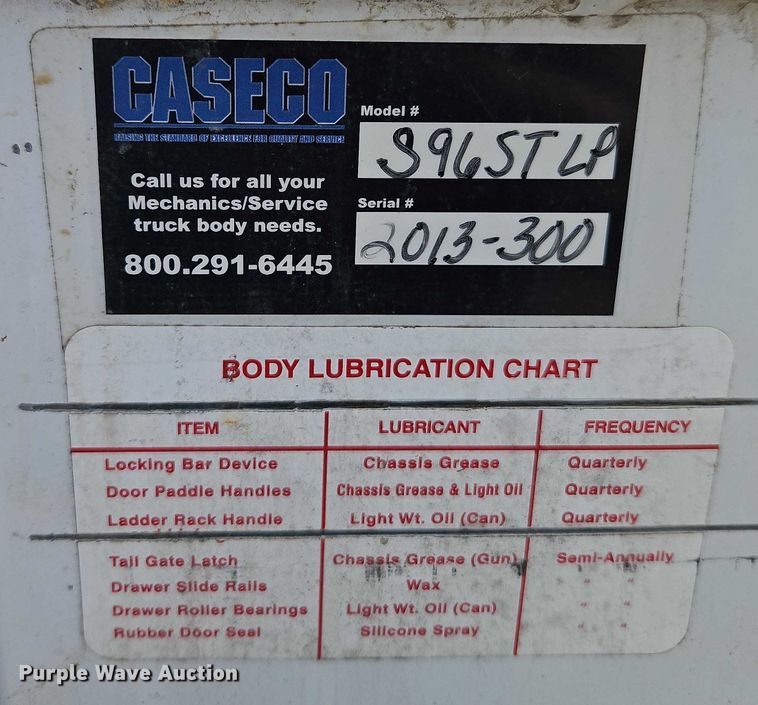 image for item EO4946 2013 Ford F250 utility bed pickup truck