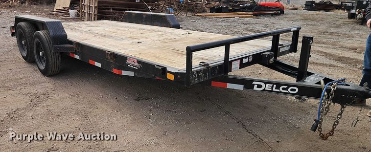 image for item EO4947 2022 Delco utility trailer
