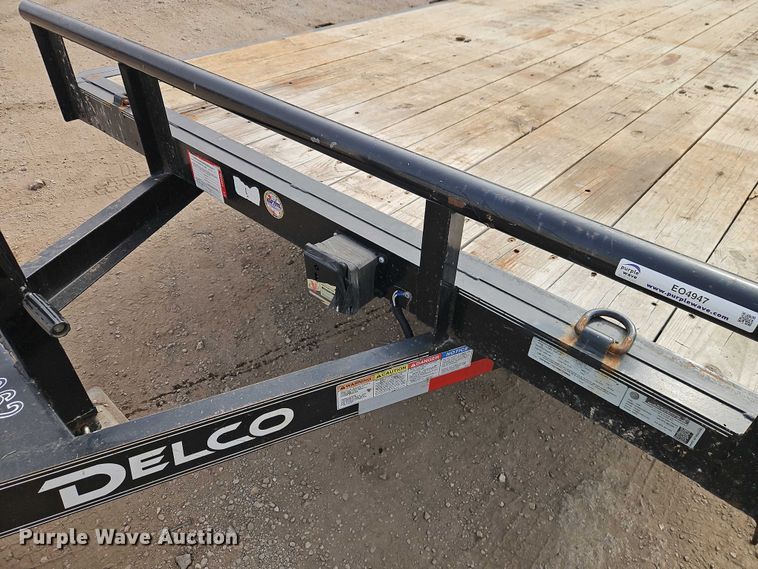 image for item EO4947 2022 Delco utility trailer