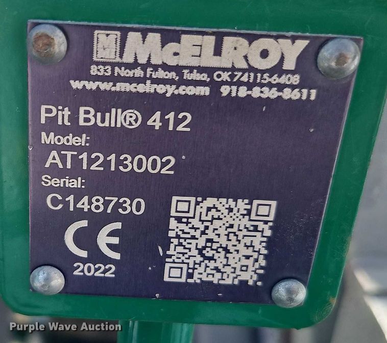 image for item EO4949 McElroy AT1830101 TracStar Series 2 poly fusion machine