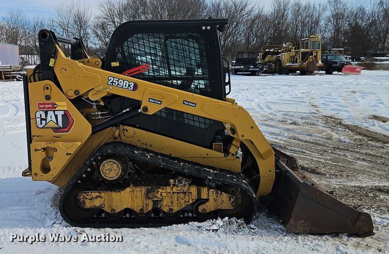 image for item EO4952 2020 Caterpillar 259D3 tracked skid steer loader