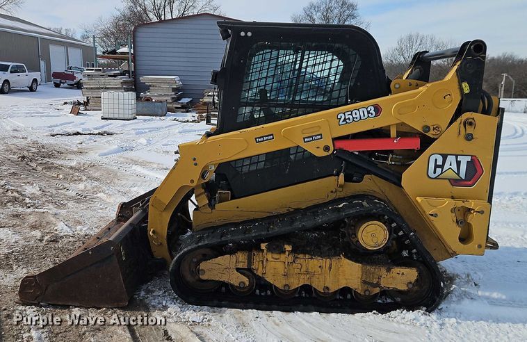 image for item EO4952 2020 Caterpillar 259D3 tracked skid steer loader