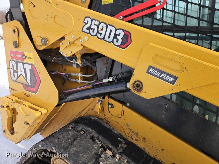 image for item EO4952 2020 Caterpillar 259D3 tracked skid steer loader