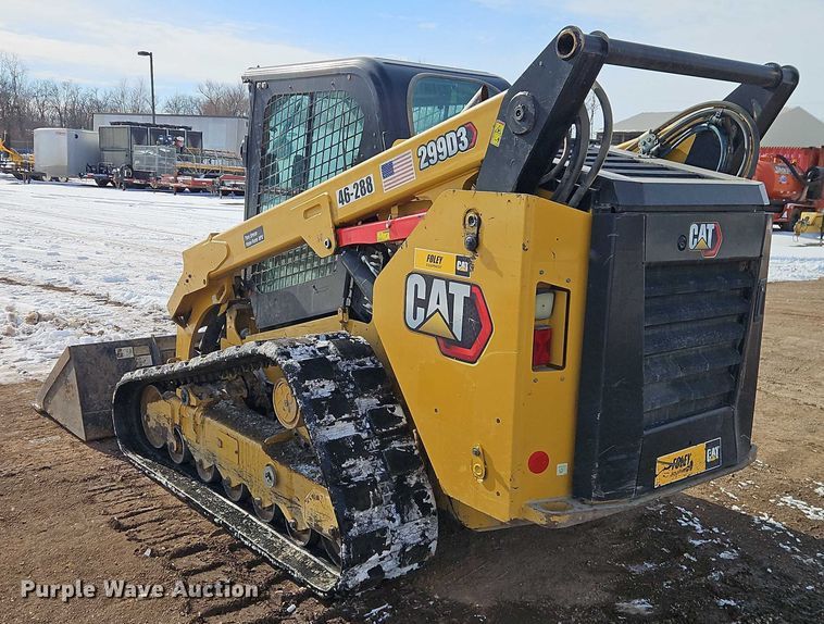 image for item EO4968 2022 Caterpillar 299D3 tracked skid steer loader