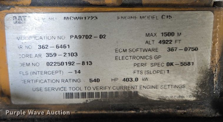 image for item ES2808 Sullair 900/1150XH air compressor