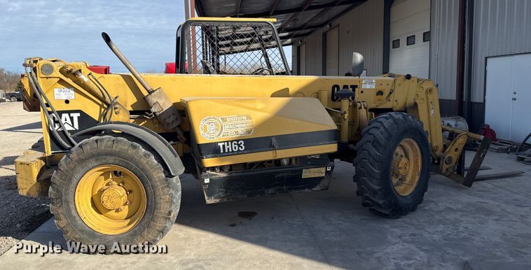 image for item ES5709 1997 Caterpillar TH63 telehandler