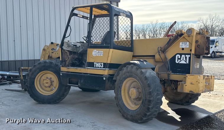 image for item ES5709 1997 Caterpillar TH63 telehandler