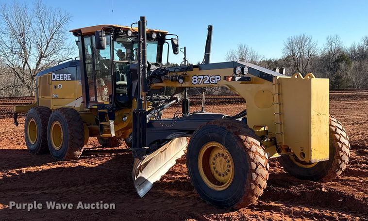 image for item ES5722 2019 John Deere 872GP motor grader