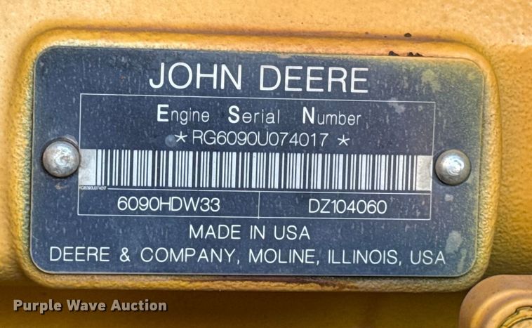 image for item ES5722 2019 John Deere 872GP motor grader