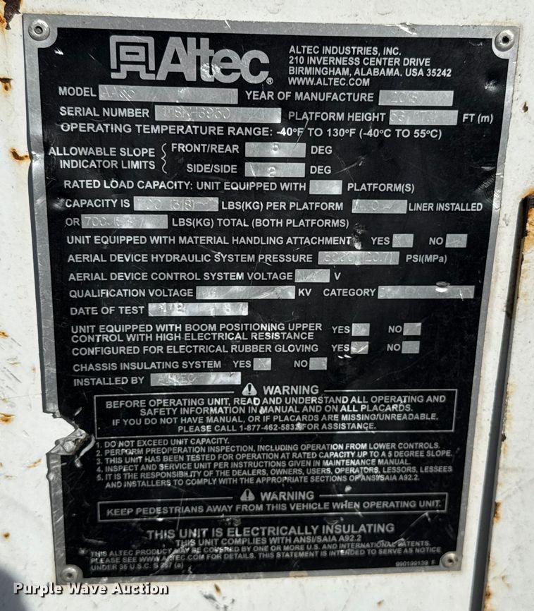 image for item ES5724 2019 Freightliner M2106 bucket truck