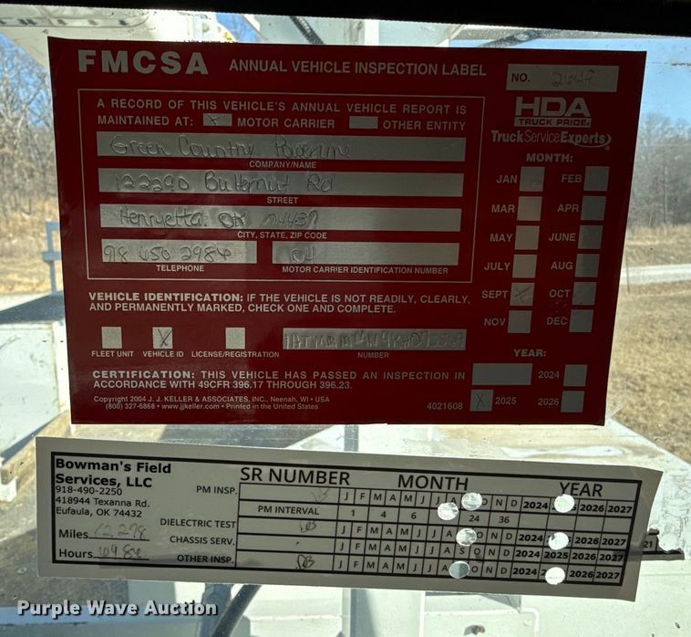 image for item ES5725 2019 International 4300  bucket truck