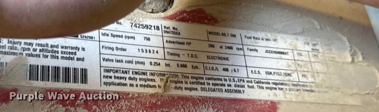 image for item ES5725 2019 International 4300  bucket truck