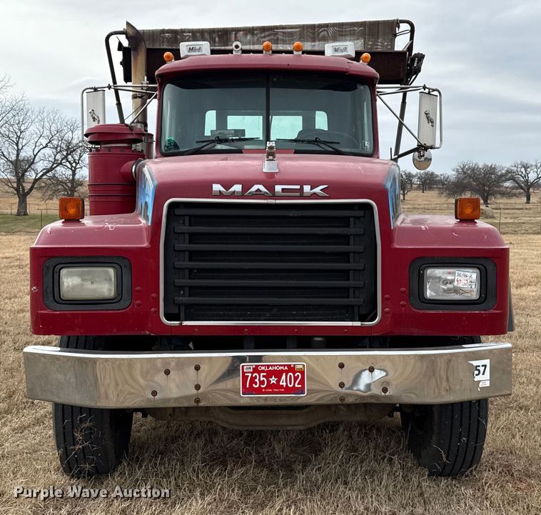 image for item ES5741 2002 Mack RD688S roll-off container truck