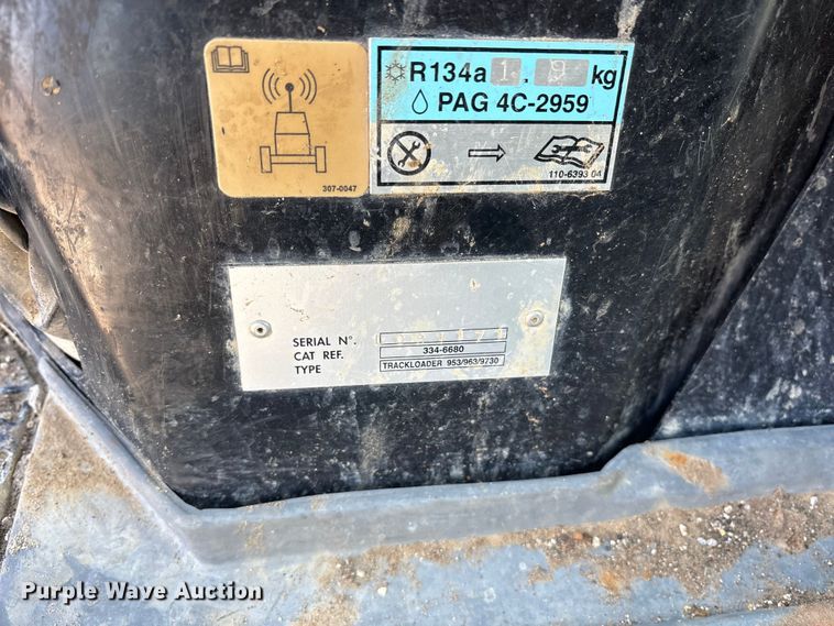 image for item ES8535 2010 Caterpillar 963D track loader