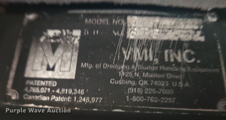image for item ET1117 VMI INC. 615 dredge