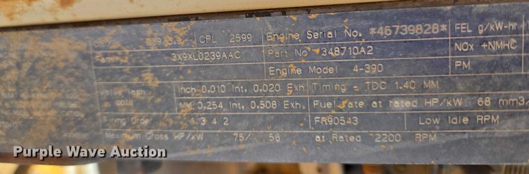 image for item ET1239 2007 Case 550H dozer