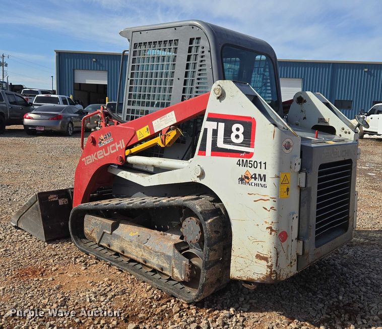 image for item ET1240 2017 Takeuchi TL8 tracked skid steer loader